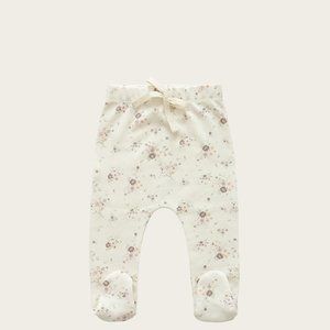 Jamie Kay - Organic Cotton Footed Pant - Periwinkle Floral